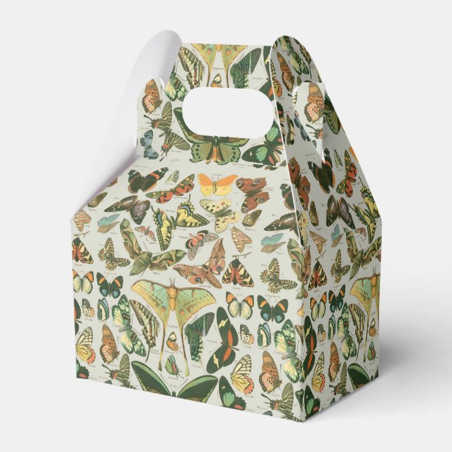 Butterfly Vintag Antique Butterfells Kunst Geschenkschachtel (Vorderseite)