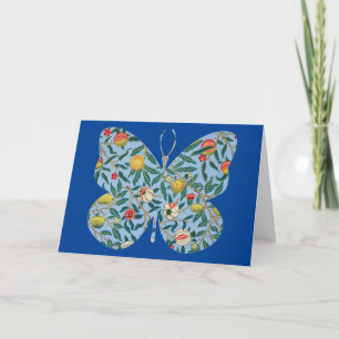 Butterfly Vintag Floral Art Card Serie 13 Karte