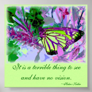 Butterfly Vision Art Poster