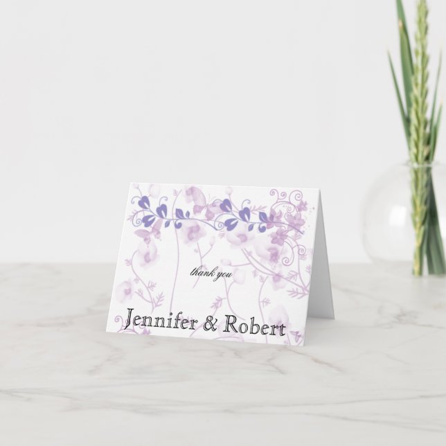 Butterfly Visionen in Lilac Danke (Vorderseite)