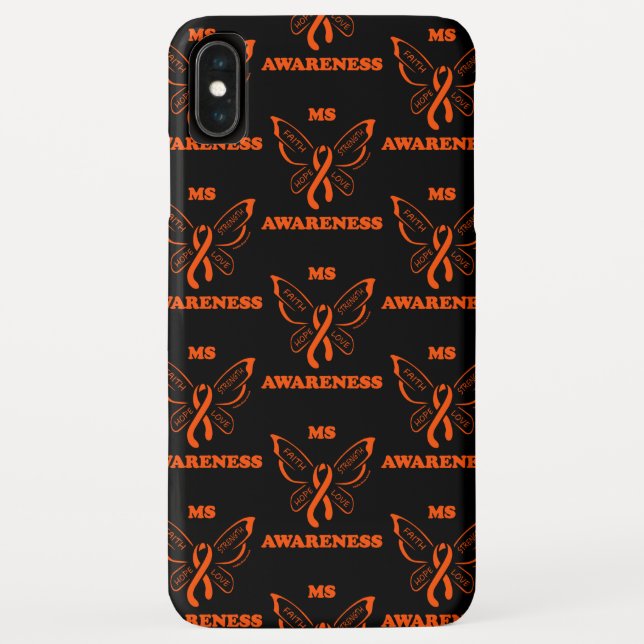 Butterfly/Warrior...MS Case-Mate iPhone Case (Rückseite)