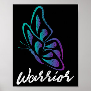Butterfly Warrior - Selbstmordverhütung Bewusstsei Poster