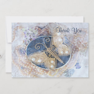 Butterfly Wedding Bridal White Gold Elegante