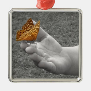 Butterfly Whisperer Ornament Aus Metall