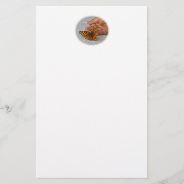 Butterfly Whisperer Stationery Briefpapier (Vorderseite)