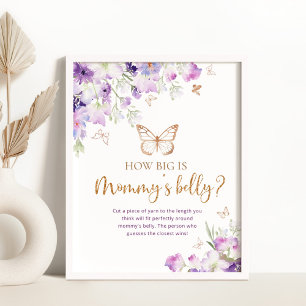Butterfly, wie groß ist das Bauchposter der Mama Poster