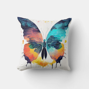 Butterfly Wild Nature Animal Color Malerei Kissen