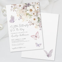 Butterfly Wildblume Babydusche