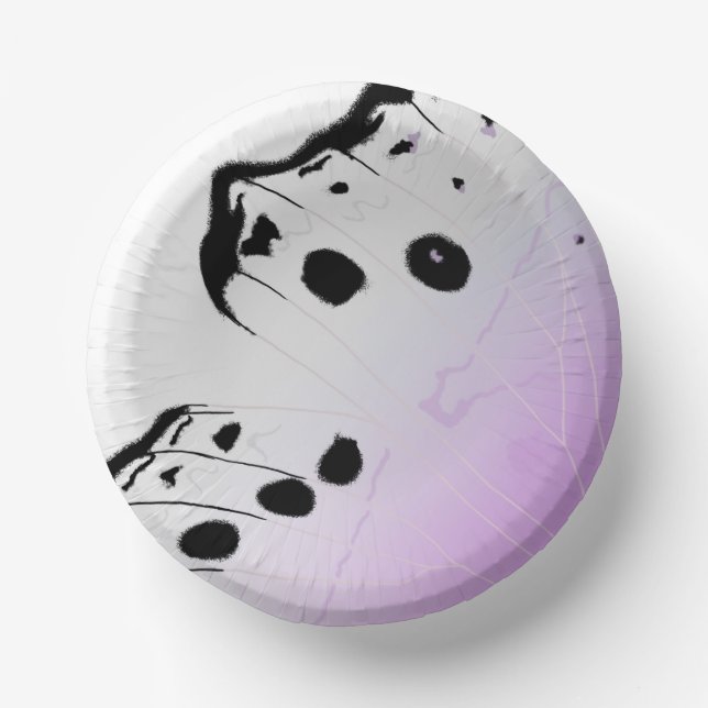 Butterfly Wing - Mutter der Perle Pappteller (Vorderseite)