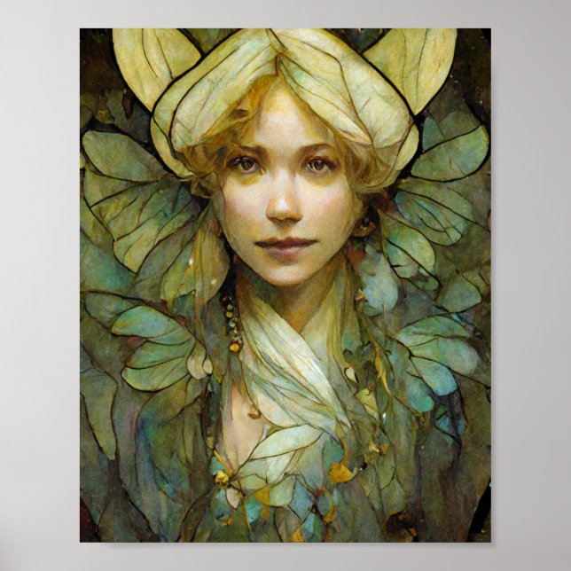 Butterfly Wings 2 Fantasy Art Poster (Vorne)