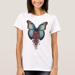 Butterfly Wings & Colorful Leaves – Women’s Basic  T-Shirt