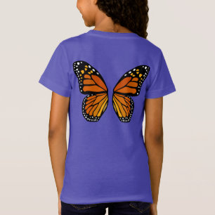 Butterfly Wings Girls T - Shirt Niedlich Butterfly
