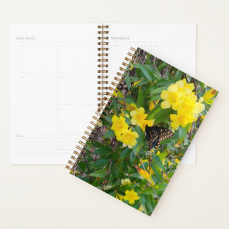 Butterfly & Yellow Flowers Planner Planer