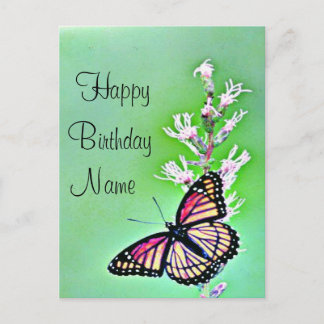 Butterfly zum Geburtstag Einladung