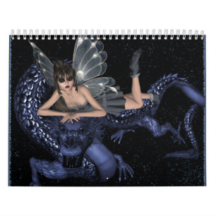 Butterflygirl Drache-Fantasie Kalender