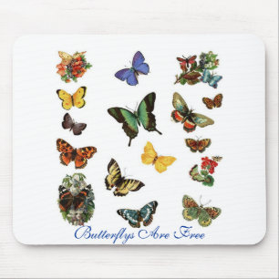 Butterflys sind frei mousepad