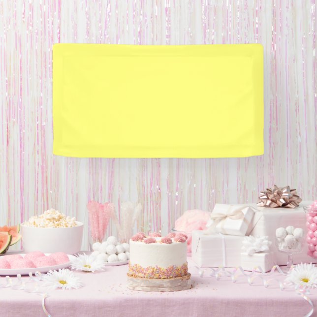 Buttergelb Banner (Party)