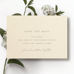 Buttergelb | Elegante Minimalistische Hochzeit Save The Date<br><div class="desc">Hellgelb speichern Sie die Datumskarten mit minimalistischem Design.</div>