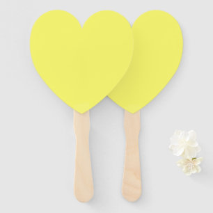 Buttergelb Fächer