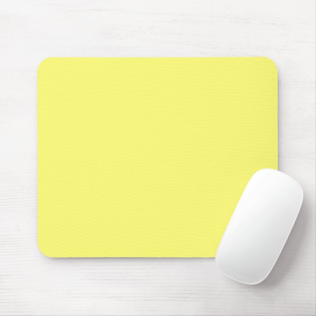 Buttergelb Mousepad (Mit Mouse)