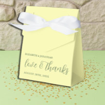 Buttergelb und Minimalistische Hochzeit