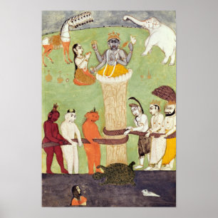 Buttermenge des Meeres von Milch, 15.-1. Poster