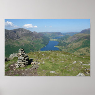 Buttermere und Crummock Water Poster