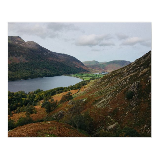 Buttermere und Crummock Water Poster (Vorderseite)