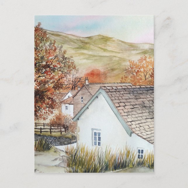 Buttermere Village, Lake District, England Postkarte (Vorderseite)