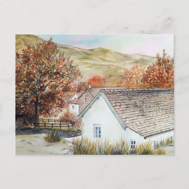 Buttermere Village, Lake District, England Postkarte (Vorderseite)