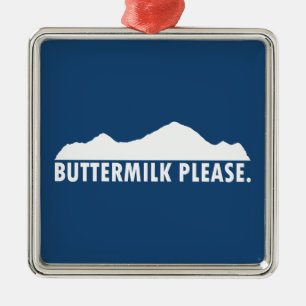 Buttermilch Colorado Bitte Ornament Aus Metall