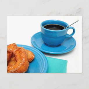 Buttermilch Donut Postkarte
