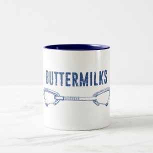 Buttermilch Rock Klettern Quickziehen Zweifarbige Tasse