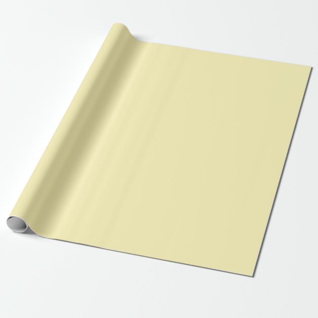 Buttermilchgelb Geschenkpapier (Ungerollt)