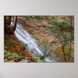 Buttermilk Falls, Cuyahoga Valley NP, Ohio Poster