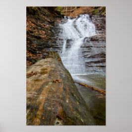 Buttermilk Falls, Cuyahoga Valley NP, Ohio Poster