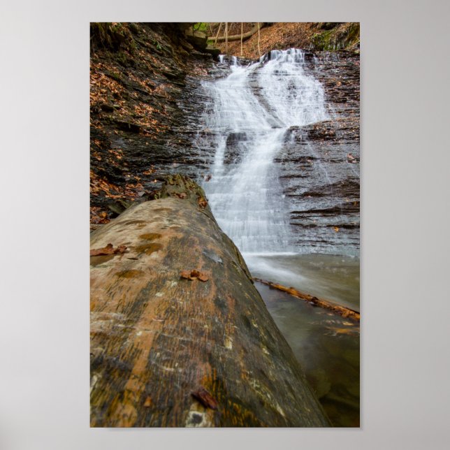 Buttermilk Falls, Cuyahoga Valley NP, Ohio Poster (Vorne)