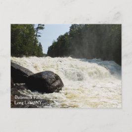 Buttermilk Falls, Long Lake, NY Postkarte