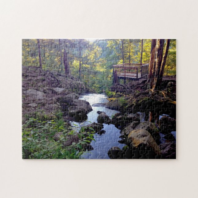 Buttermilk Falls New Jersey. Puzzle (Horizontal)