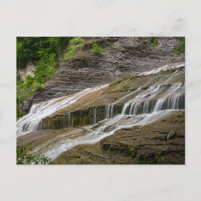 Buttermilk Falls Staat Park, New York Postkarte (Vorderseite)