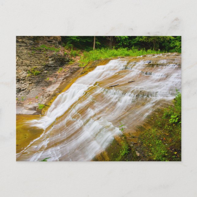 Buttermilk Falls Staat Park, New York Postkarte (Vorderseite)