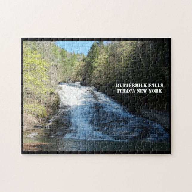 BUTTERMILK FALLT ITHACA NEW YORK PUZZLE (Horizontal)