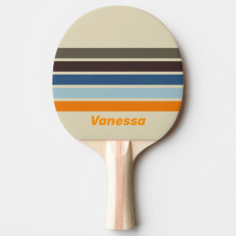 Butternut Fade Across Striping with Name Tischtennis Schläger
