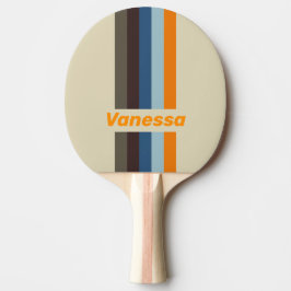 Butternut Fade Pin Streifen mit Namen Tischtennis Schläger