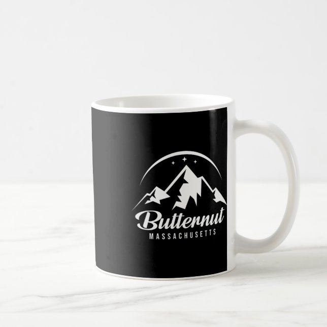 Butternut Machusetts Skigebiet Snowboardin Kaffeetasse (Rechts)
