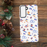 Butternut Massachusets Skisnowboardmuster Samsung Galaxy Hülle<br><div class="desc">Ein lustiges Winterskilaufen nahtlos Muster für das Skigebiet Butternut Bassin in den Berkshires,  Great Barrington,  Massachusetts,  United Staaten,  Nordamerika. Perfekte Geschenkidee für Wintersportler: Ski,  Snowboard,  Freestyle,  Skisprung,  Langlaufen.</div>