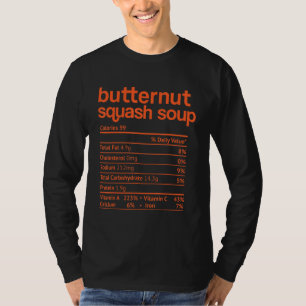 Butternut Squash Soup Nutrition Fakt Erntedank T-Shirt