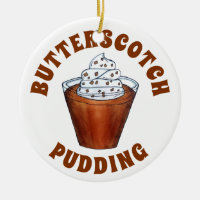 Butterscotch Pudding gepeitschte Creme Süd Food