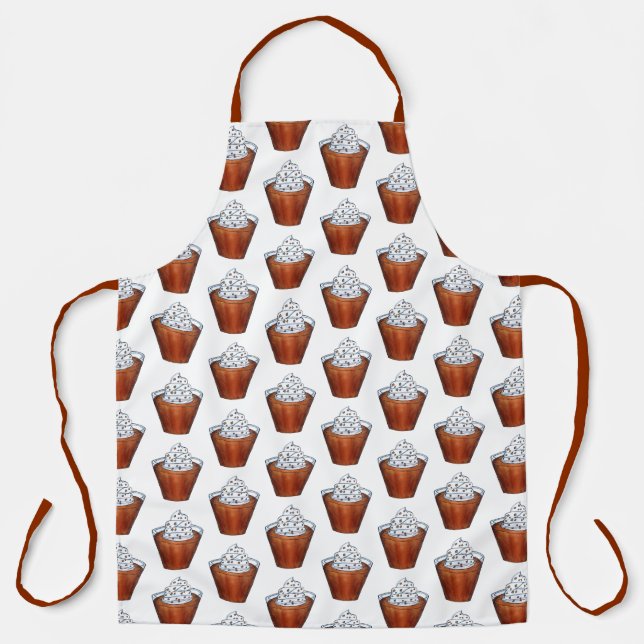 Butterscotch Pudding gepeitschte Creme Süd Food Schürze (Vorderseite)