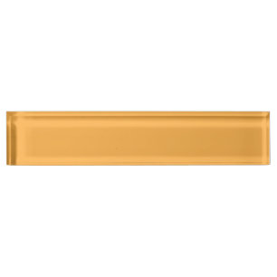 Butterscotch (Vollfarbe)  Namensplakette